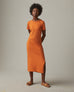 Midi Tee Dress - Henna